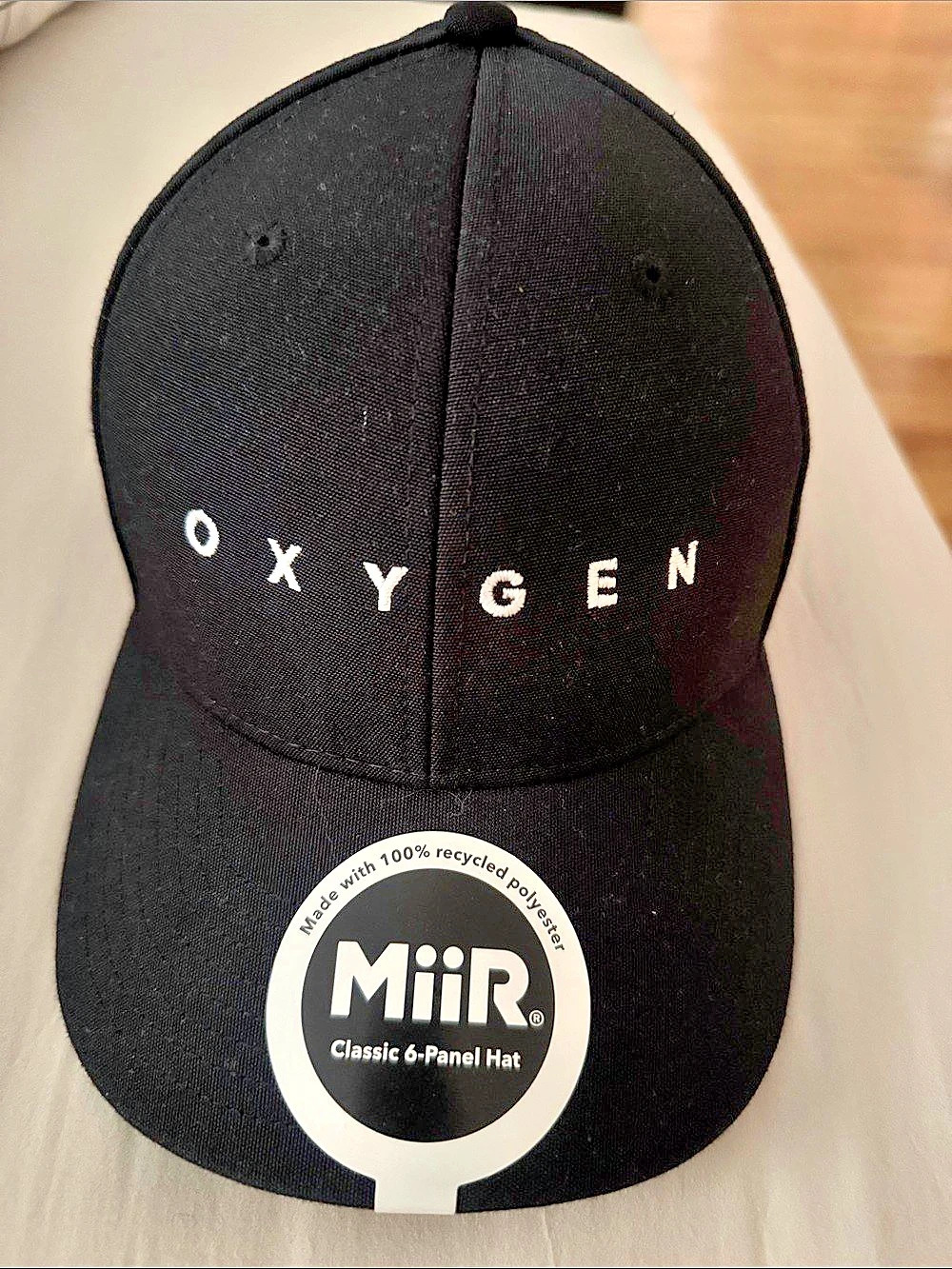 OXYGEN MIIR Classic 6-Panel Hat Black Like New